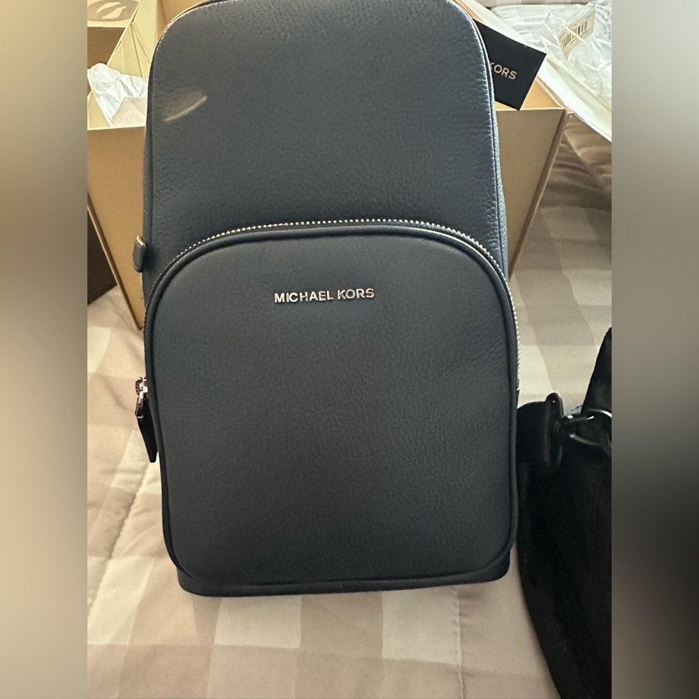 Michael Kors Cooper Slingpack for Men - Navy